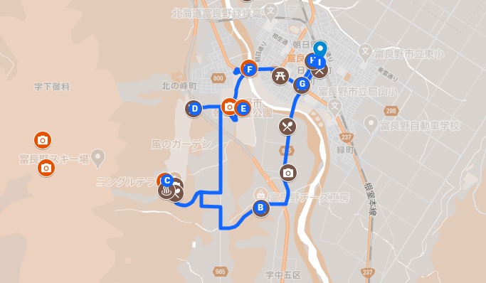 散策コースを使う