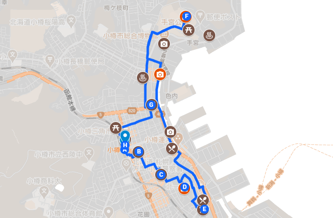 散策コースを使う