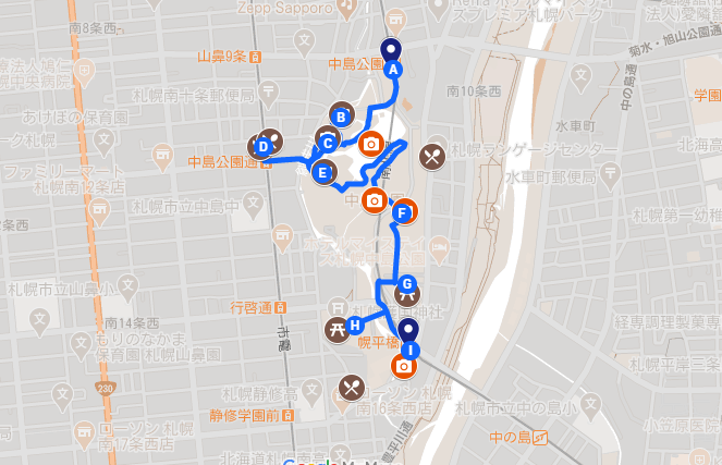 散策コースを使う