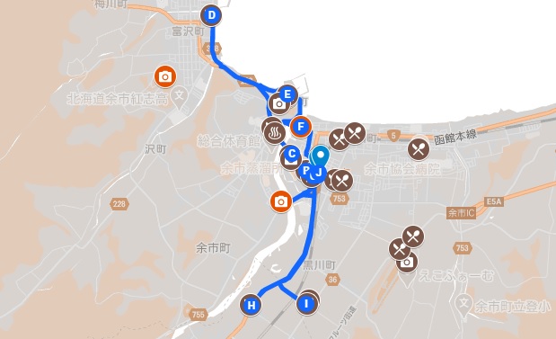 散策コースを使う