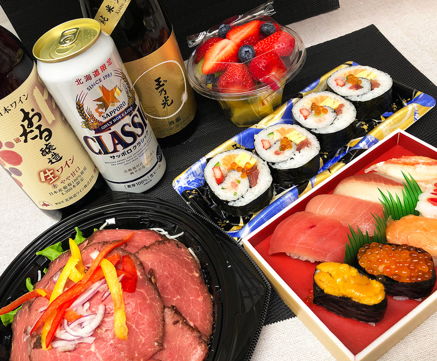 部屋食パーティー