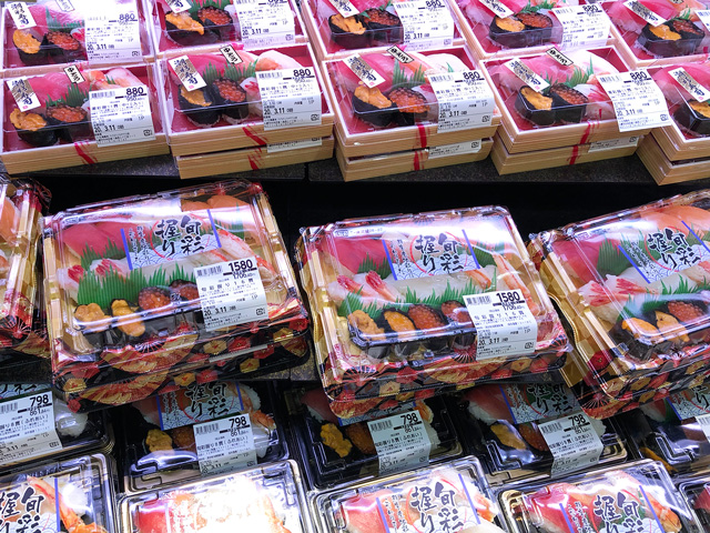 高級ネタを使用した高級寿司