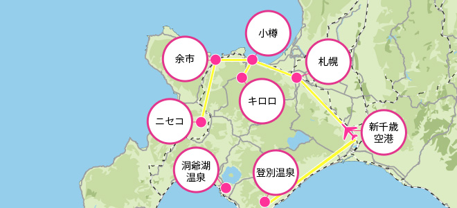 小樽近郊地図