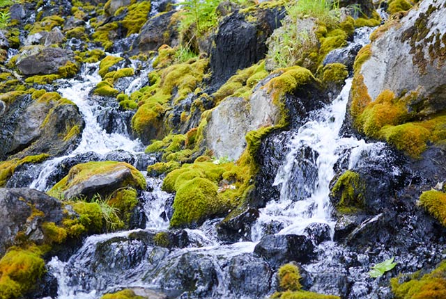 オンネトー湯の滝